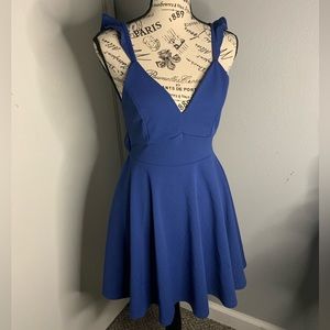 Cute blue dress!